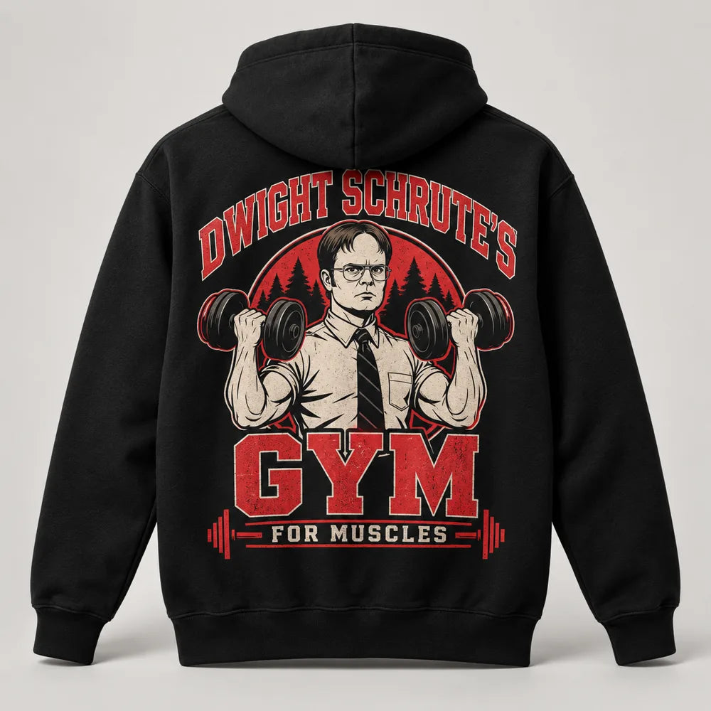 Dwight’s Gym Vintage Back-Print Hoodie