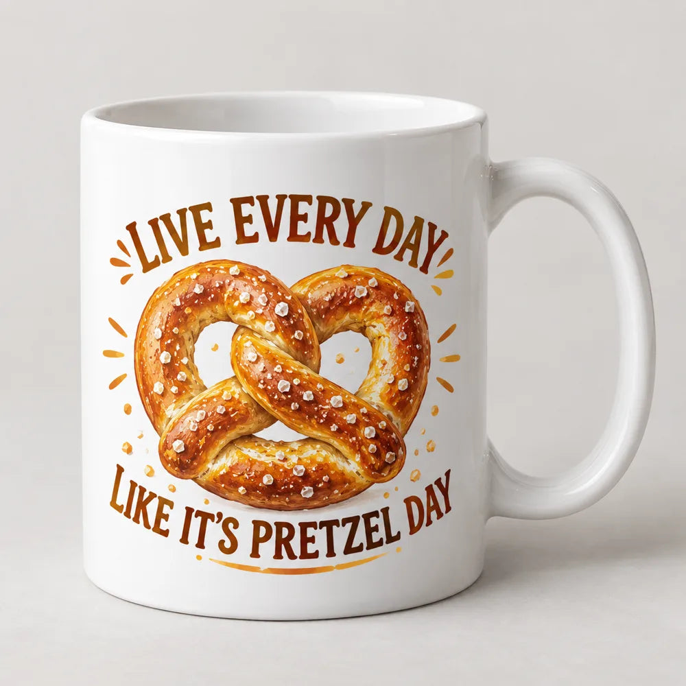 Pretzel Day Mug