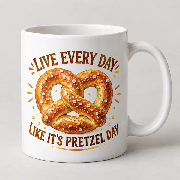 Pretzel Day Mug