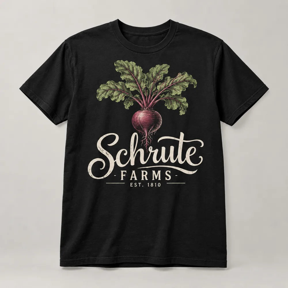 Schrute Farms Script T-Shirt