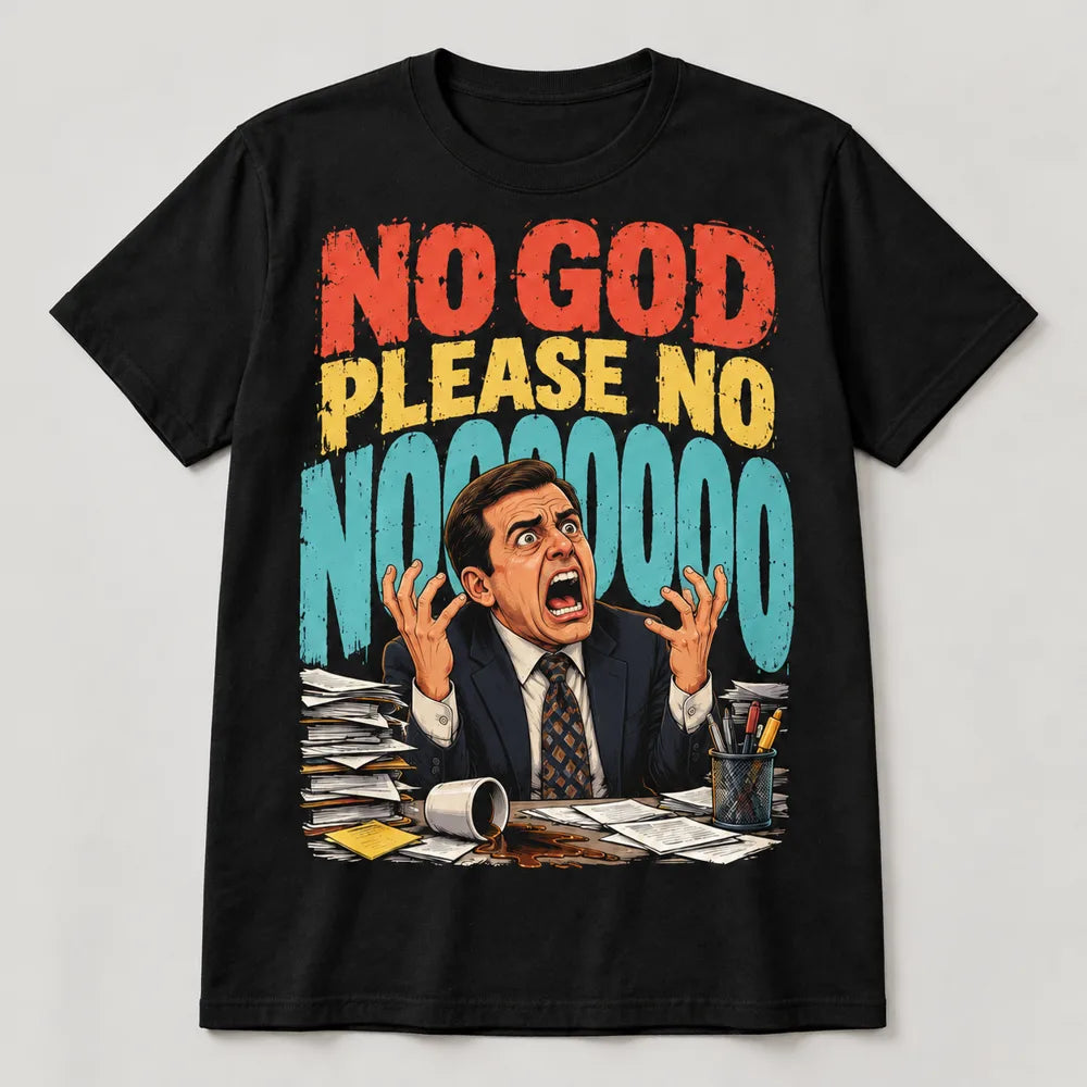 No God Please No Color T-Shirt